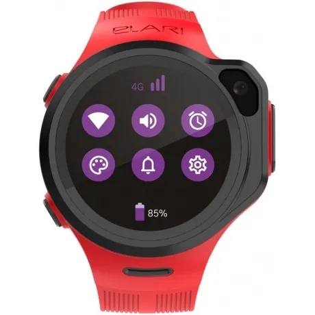 Детские умные часы Elari 4GR M Red