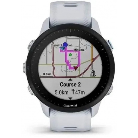 Умные часы Garmin Forerunner 955 (010-02638-31) Whitestone - фото 3