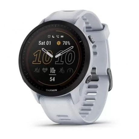 Умные часы Garmin Forerunner 955 (010-02638-21) Solar Whitestone - фото 1