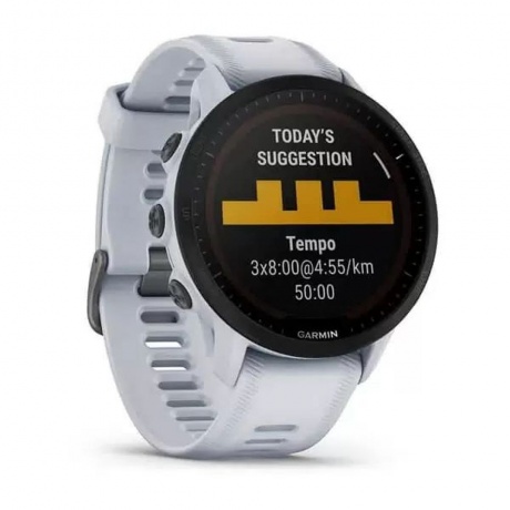 Умные часы Garmin Forerunner 955 (010-02638-21) Solar Whitestone - фото 7