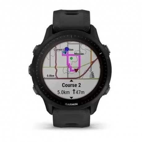 Умные часы Garmin Forerunner 955 (010-02638-20) Solar Black - фото 2