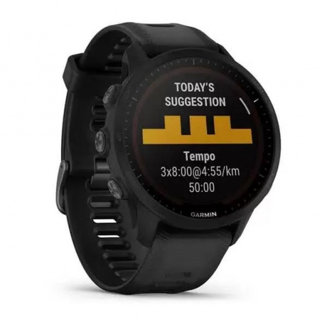 Умные часы Garmin Forerunner 955 (010-02638-20) Solar Black - фото 4