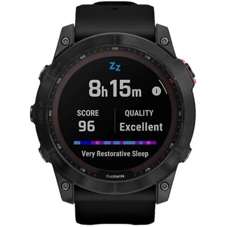 Умные часы Garmin Fenix 7X (010-02541-10) Sapphire Solar/Carbon Gray - фото 9