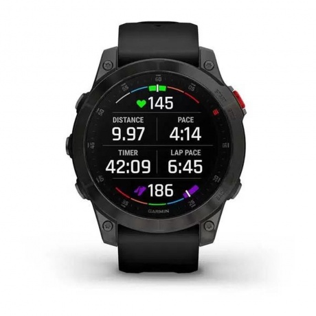 Умные часы Garmin Epix Gen 2 (010-02582-11) Black/Carbone Gray - фото 9