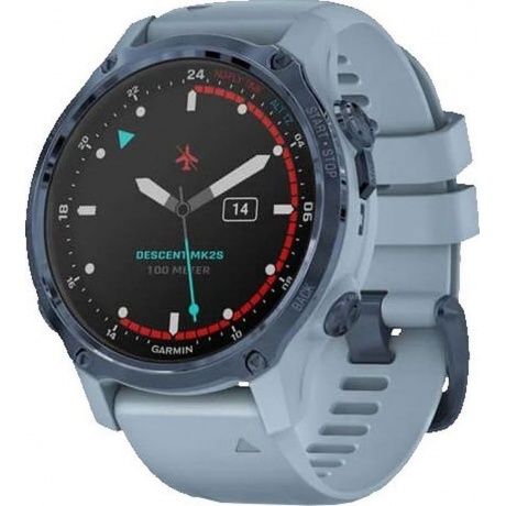 Умные часы Garmin Descent Mk2s (010-02403-07) Blue - фото 1