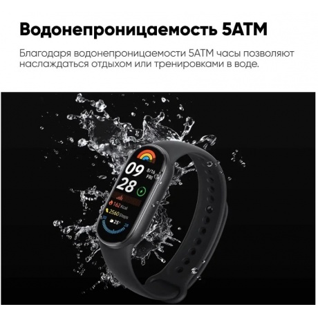 Умные часы Xiaomi Smart Band 9 (BHR8340GL) Glacier Silver - фото 9