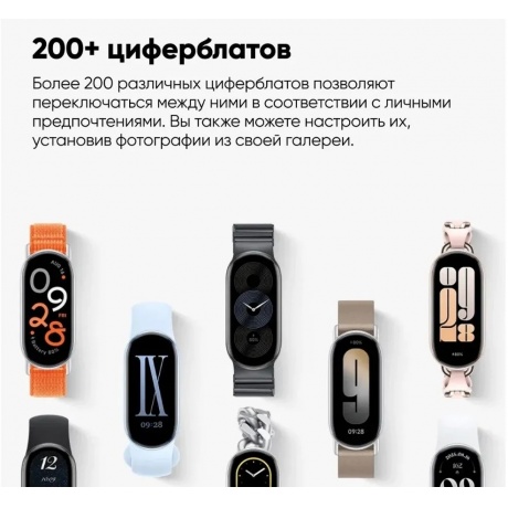 Умные часы Xiaomi Smart Band 9 (BHR8340GL) Glacier Silver - фото 10