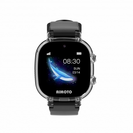 Детские умные часы Aimoto Crystal 4G Black - фото 2