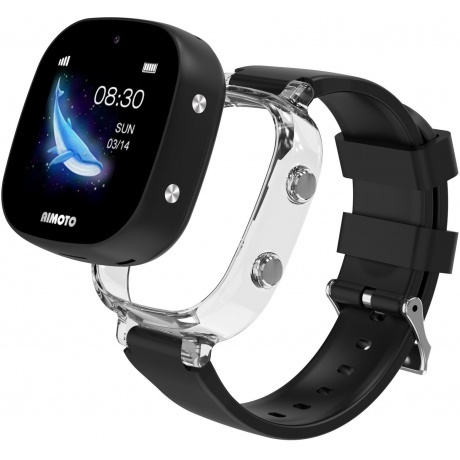 Детские умные часы Aimoto Crystal 4G Black - фото 5
