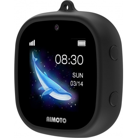 Детские умные часы Aimoto Crystal 4G Black - фото 7