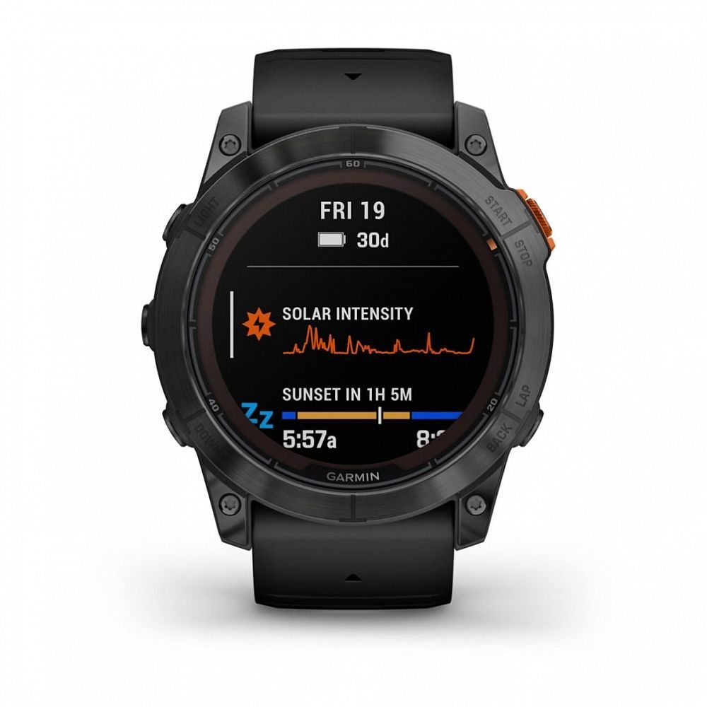 Умные часы Garmin Fenix 7x Pro Solar серый 51мм - фото 2