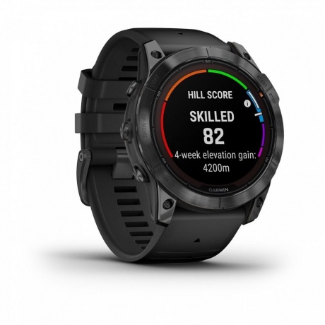 Умные часы Garmin Fenix 7x Pro Solar серый 51мм - фото 3