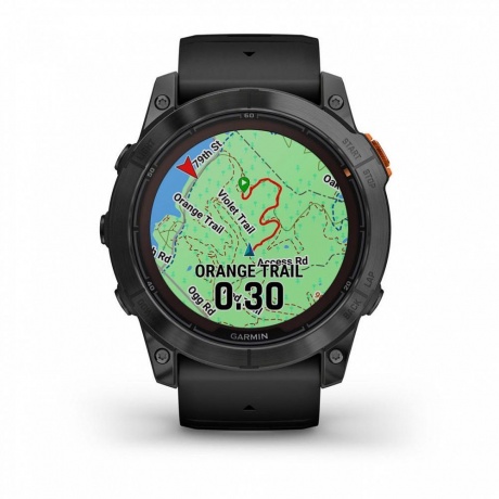 Умные часы Garmin Fenix 7x Pro Solar серый 51мм - фото 7