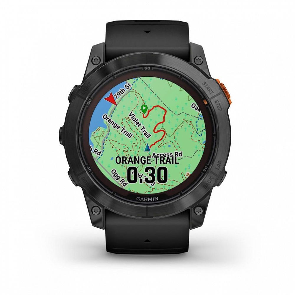 Умные часы Garmin Fenix 7x Pro Solar серый 51мм - фото 7