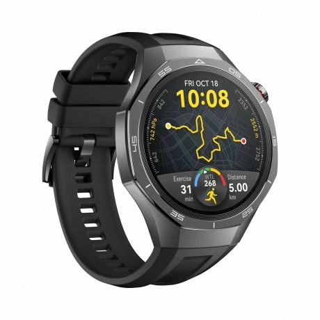 Умные часы Huawei Watch GT 5 Pro (55020DGH) Black - фото 2