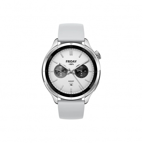 Умные часы Xiaomi Watch S4 (BHR9197GL) Silver - фото 2