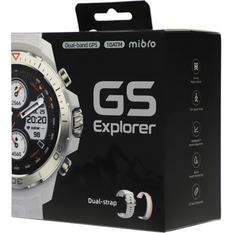 Умные часы Mibro GS Explorer Desert White - фото 12