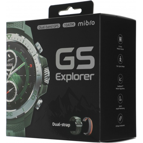 Умные часы Mibro GS Explorer Jungle Green - фото 11