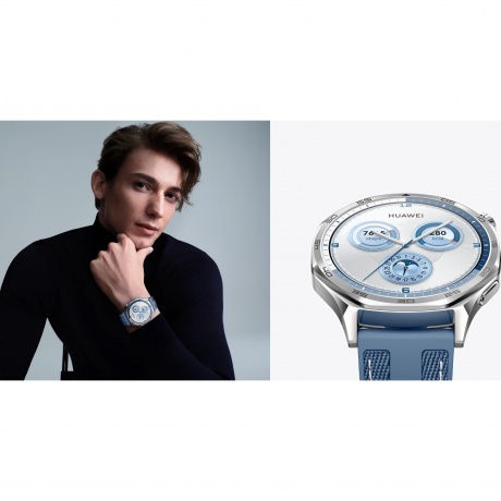 Умные часы HUAWEI Watch GT 5 (55020DGJ) Blue Woven - фото 11