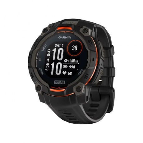 

Умные часы Garmin Instinct 3 45mm (010-02934-00) Solar Black