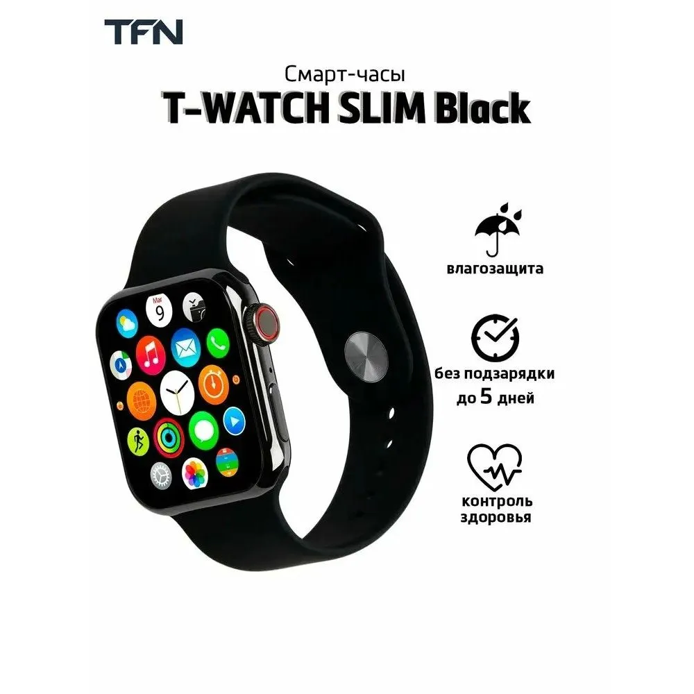 Умные часы TFN t-watch Slim Black - фото 8