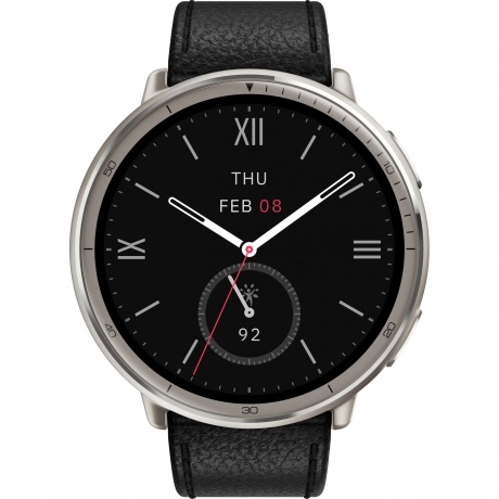 Умные часы Amazfit Active 2R (A2437) Premium 43.9мм черный/серебристый - фото 2