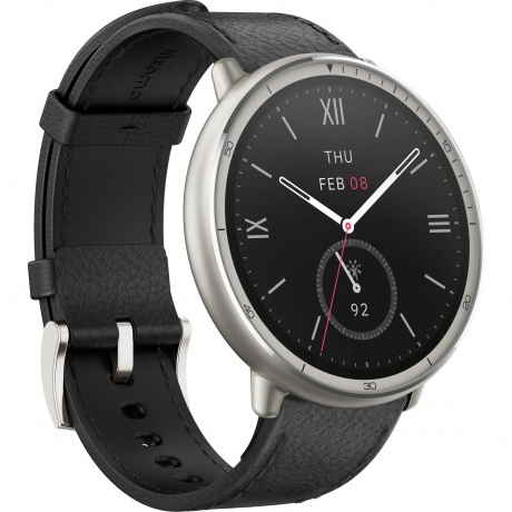Умные часы Amazfit Active 2R (A2437) Premium 43.9мм черный/серебристый - фото 3