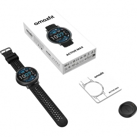 Умные часы Amazfit A2557 Active Max Black - фото 11