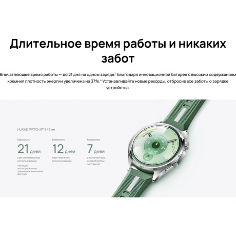 Умные часы Huawei Watch GT 6 (55020FWD) Green - фото 20