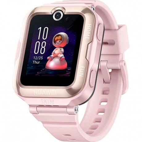Детские умные часы Huawei Kids 4 Pro (55027637) Pink хорошее сос...