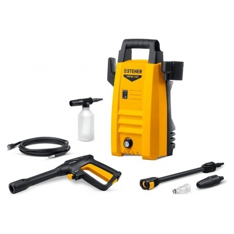 

STEHER 110 Атм, 1400 Вт, мойка высокого давления, пистолет G-180 (HPW-110)