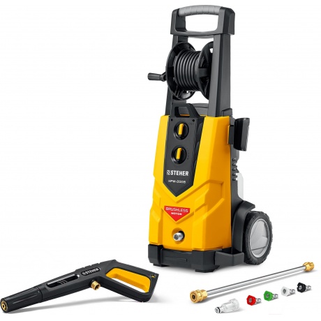 

STEHER 200 Атм, 2600 Вт, мойка высокого давления, пистолет G-280 PRO (HPW-200B)