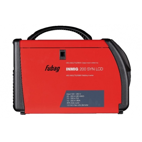 Аппарат сварочный Fubag Inmig 200 SYN LCD с горелкой FB 250 38430.2/31435.1 - фото 4