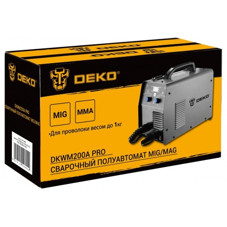 Сварочный полуавтомат MIG/MAG 200A DEKO DKWM200A PRO - фото 3