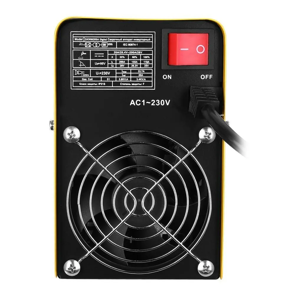 Сварочный аппарат инверторный 200A DEKO DKWM200A Digital - фото 6