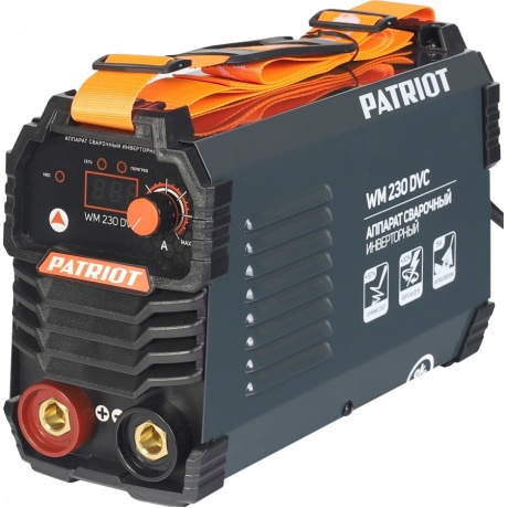 

Сварочный аппарат Patriot WM230DVC инвертор ММА 10.7кВт (кейс в компл.)