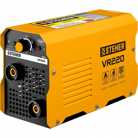 Аппарат сварочный инверторный STEHER ММА, 220 А, макс. электрод ? 5.0 мм (VR-220)
