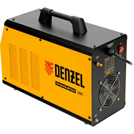 Аппарат инвертор. аргонодуговой сварки DENZEL 94319, ITIG-200 AC...
