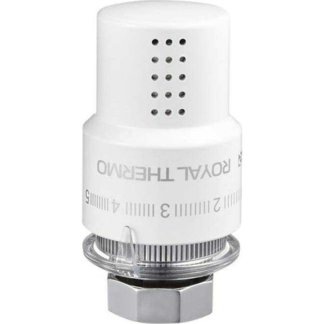 Термоголовка жидкостная ROYAL THERMO Design М30х1,5 (белый) - фото 1