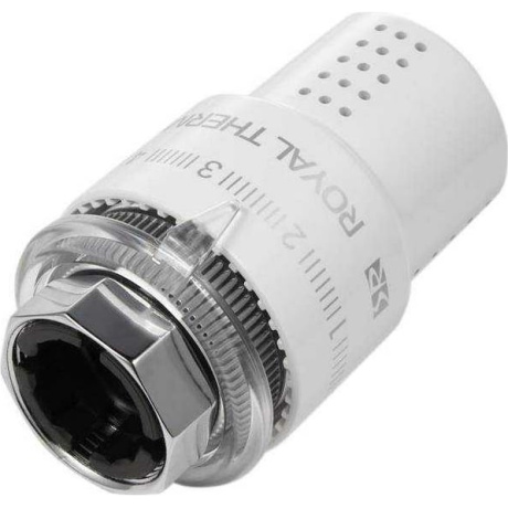 Термоголовка жидкостная ROYAL THERMO Design М30х1,5 (белый) - фото 2
