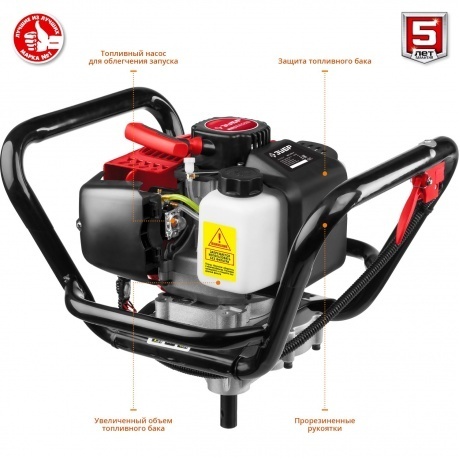 Мотобур Зубр МБ1-200 - фото 3