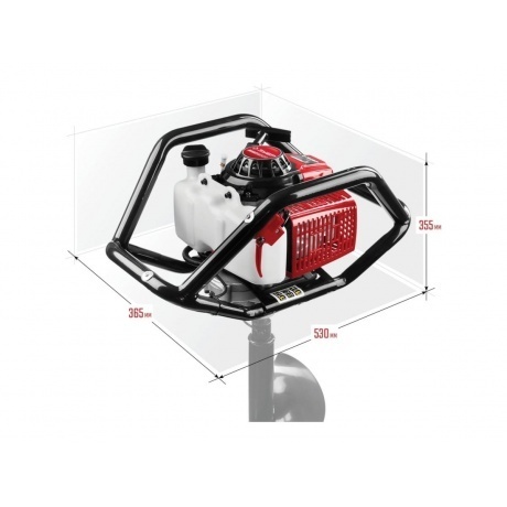Мотобур Зубр МБ2-300 - фото 3