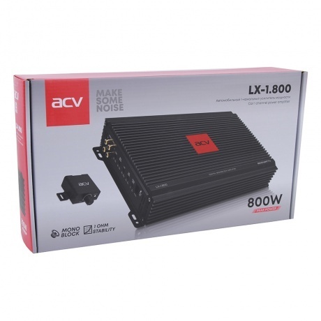 Усилитель ACV LX-1.800, одноканальный - фото 6