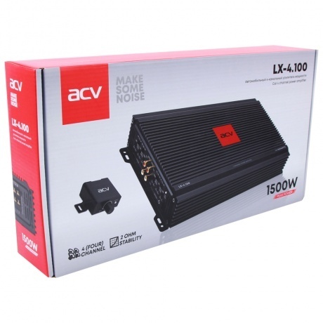 Усилитель ACV LX-4.100 четырехканальный - фото 6