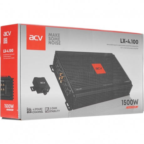 Усилитель ACV LX-4.100 четырехканальный - фото 8