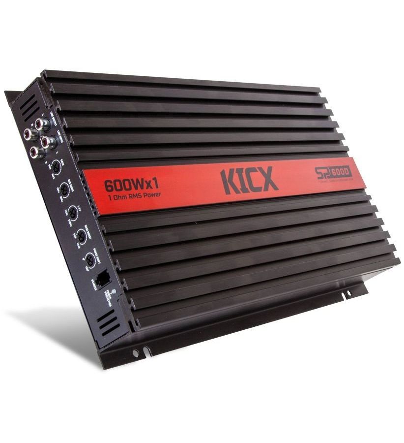 Усилитель Kicx SP 600D одноканальный усилитель звука kicx sp 4 80ab 4 канальный 4x80 вт
