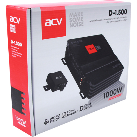 Автомобильный усилитель ACV D-1.500 - фото 6