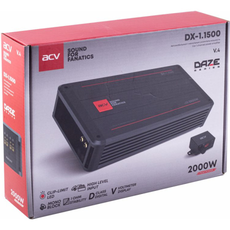 Автомобильный усилитель ACV DX-1.1500 V4 - фото 9