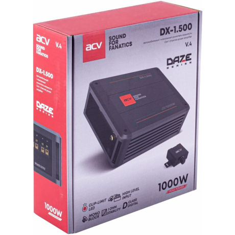 Автомобильный усилитель ACV DX-1.500 V4 - фото 8