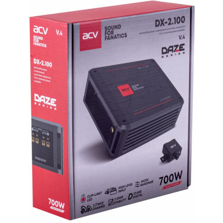 Автомобильный усилитель ACV DX-2.100 V4 - фото 8